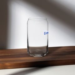 Entrepreneur Can-shaped glass