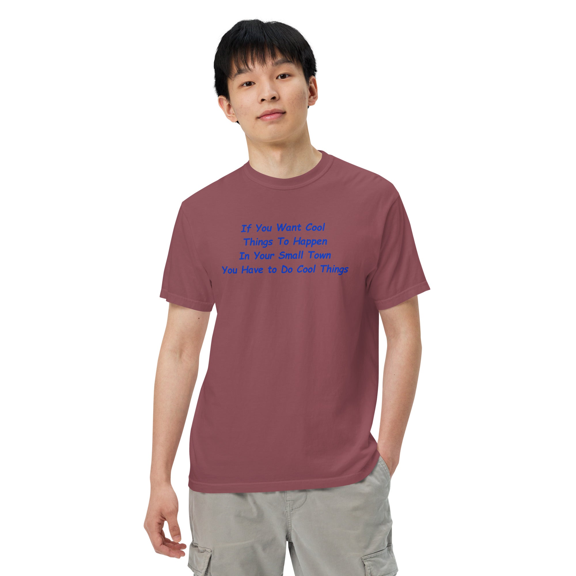 Do Cool Things heavyweight t-shirt