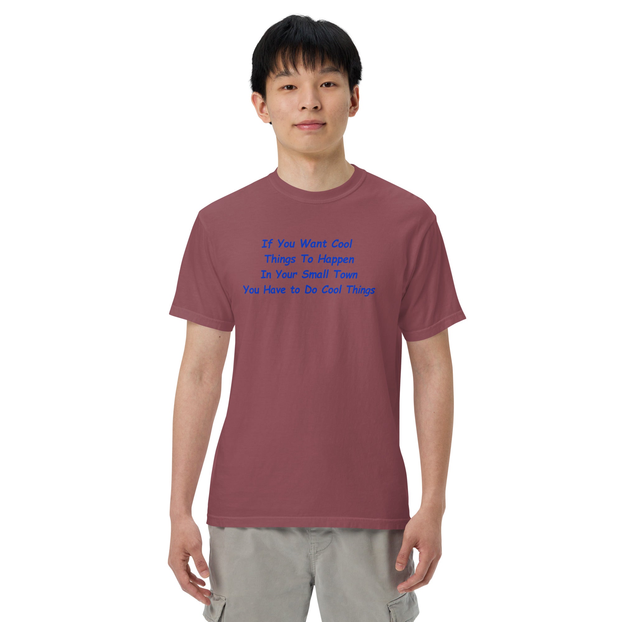 Do Cool Things heavyweight t-shirt