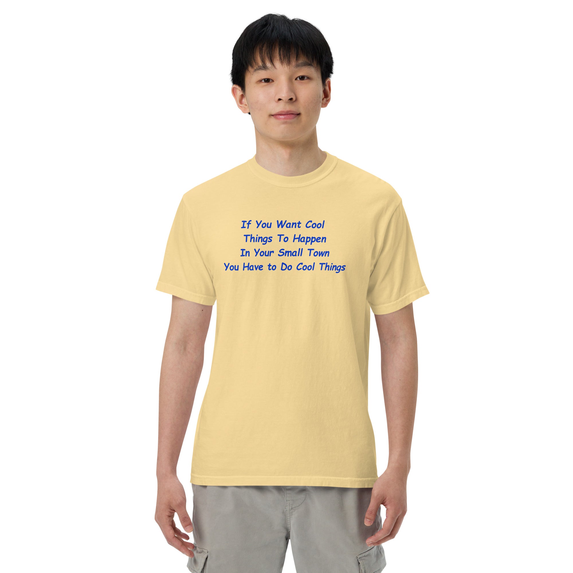 Do Cool Things heavyweight t-shirt