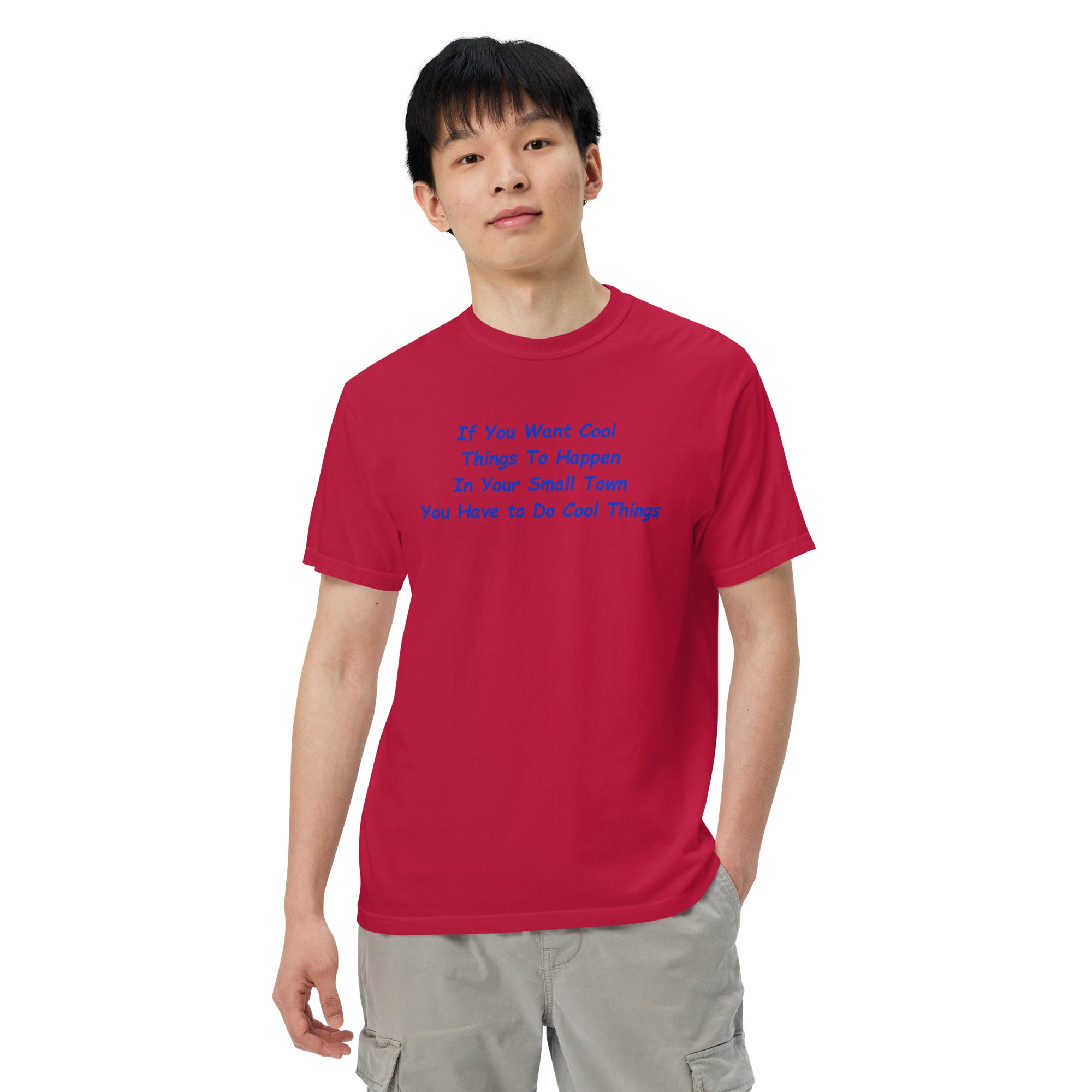 Do Cool Things heavyweight t-shirt