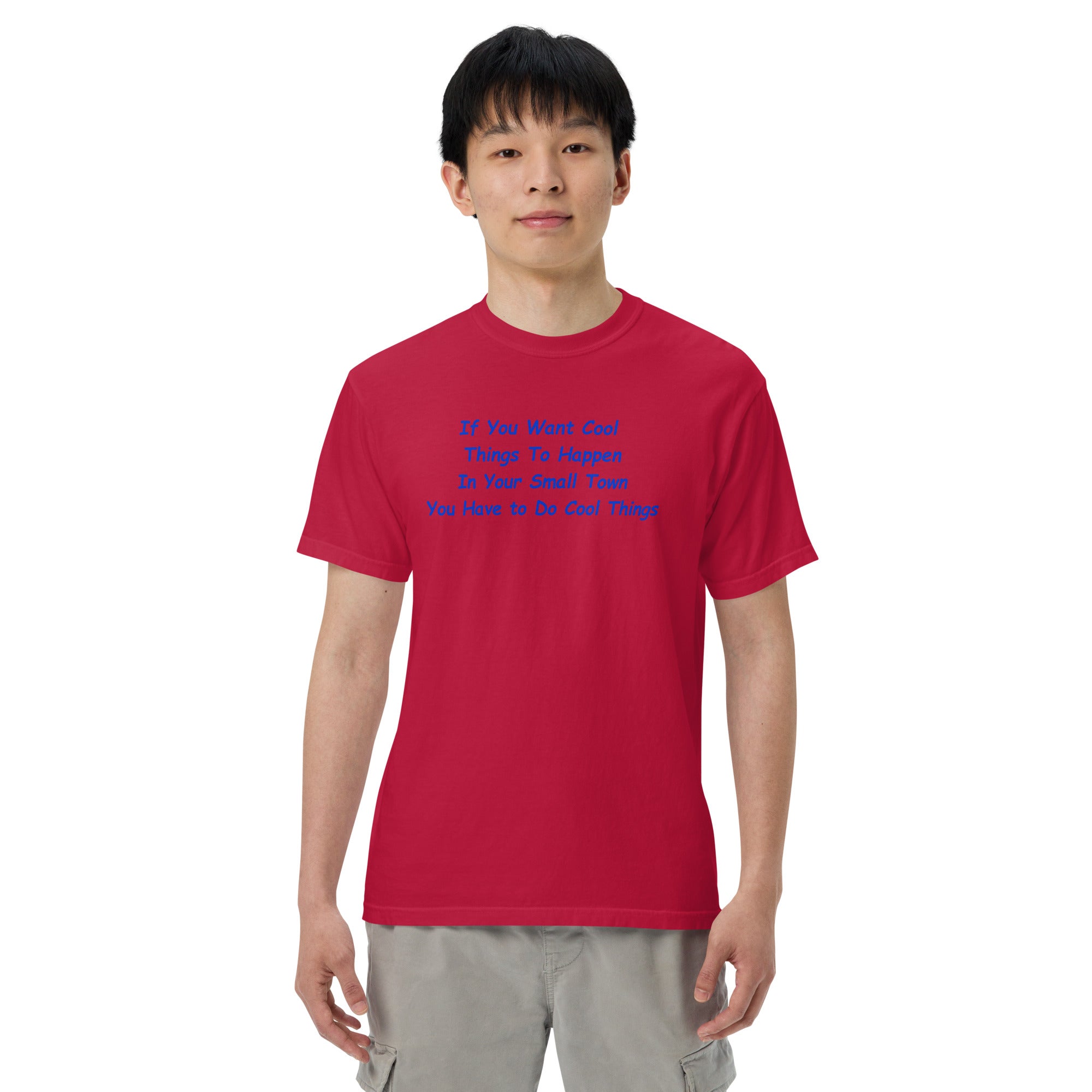 Do Cool Things heavyweight t-shirt