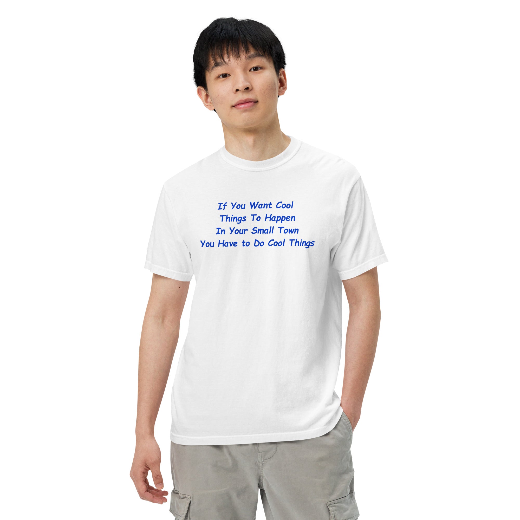 Do Cool Things heavyweight t-shirt