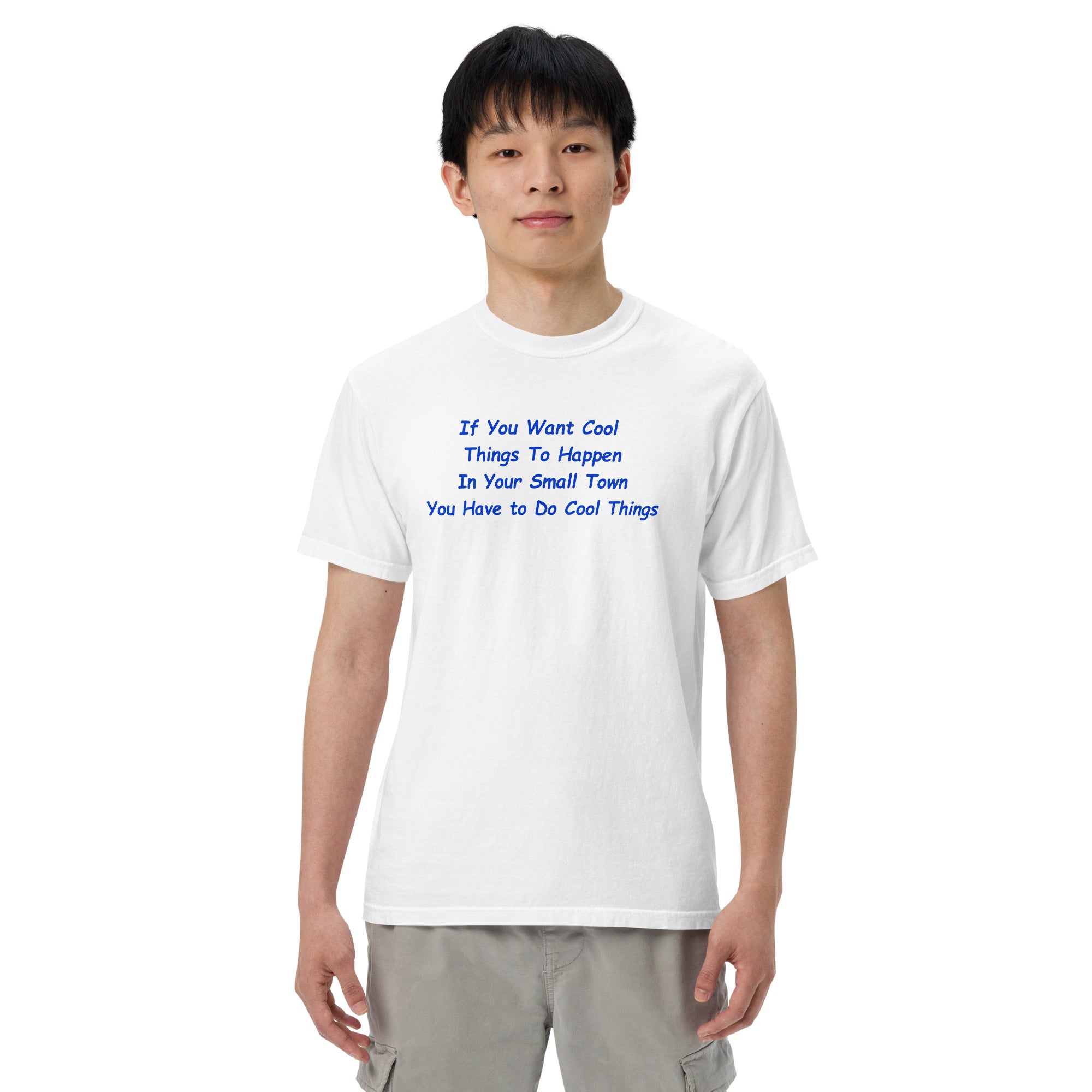 Do Cool Things heavyweight t-shirt