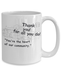 Small Town Thank You Mug