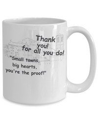 Small Town Thank You Mugs