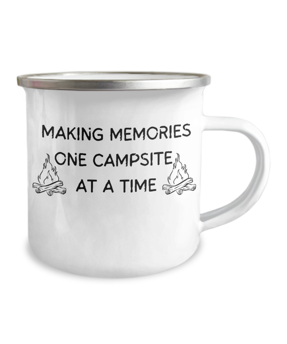 Making Memories One Campsite at a Time campers mug