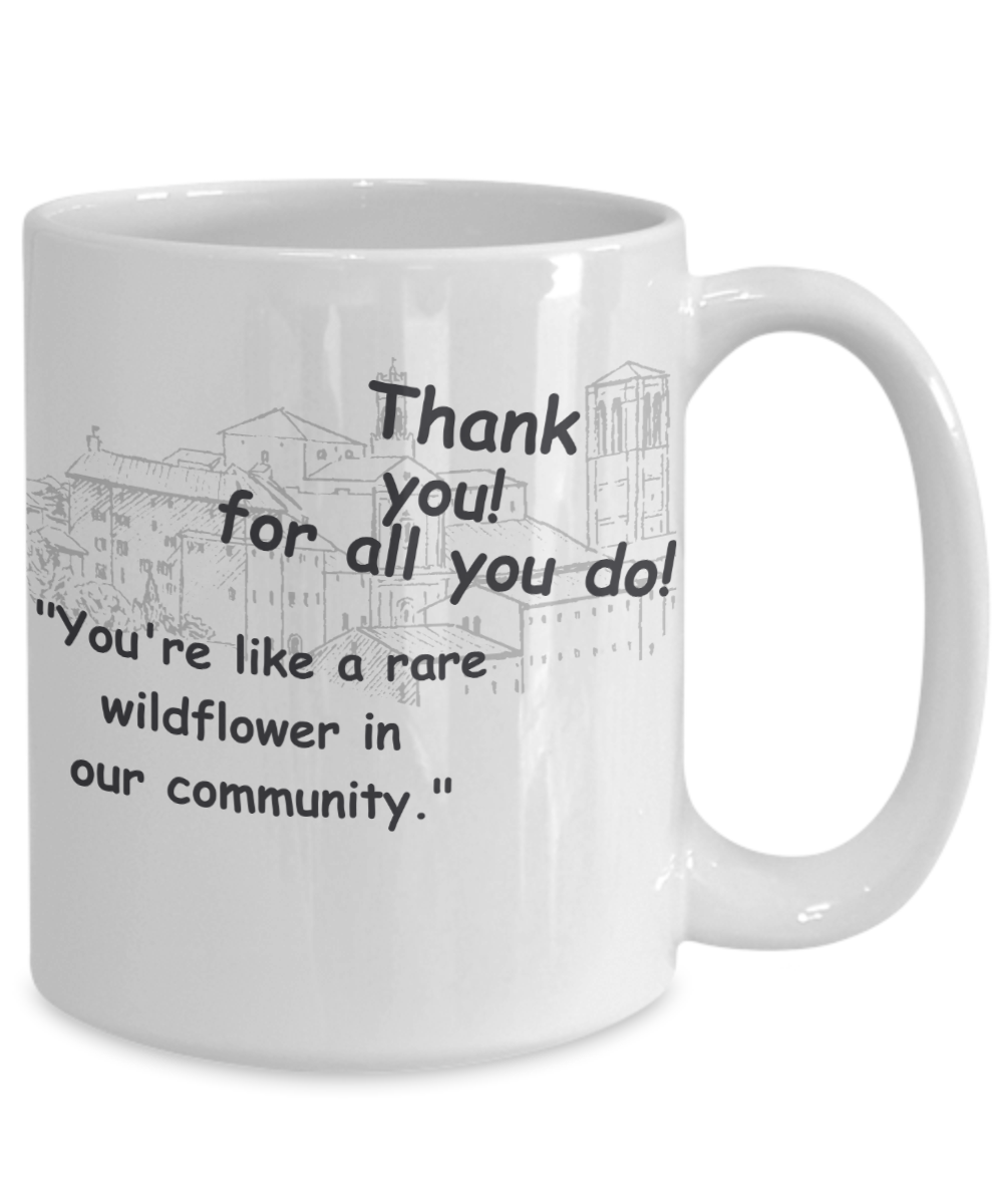 Small Town Thank You Mug