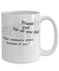 Small Town Thank You Mug