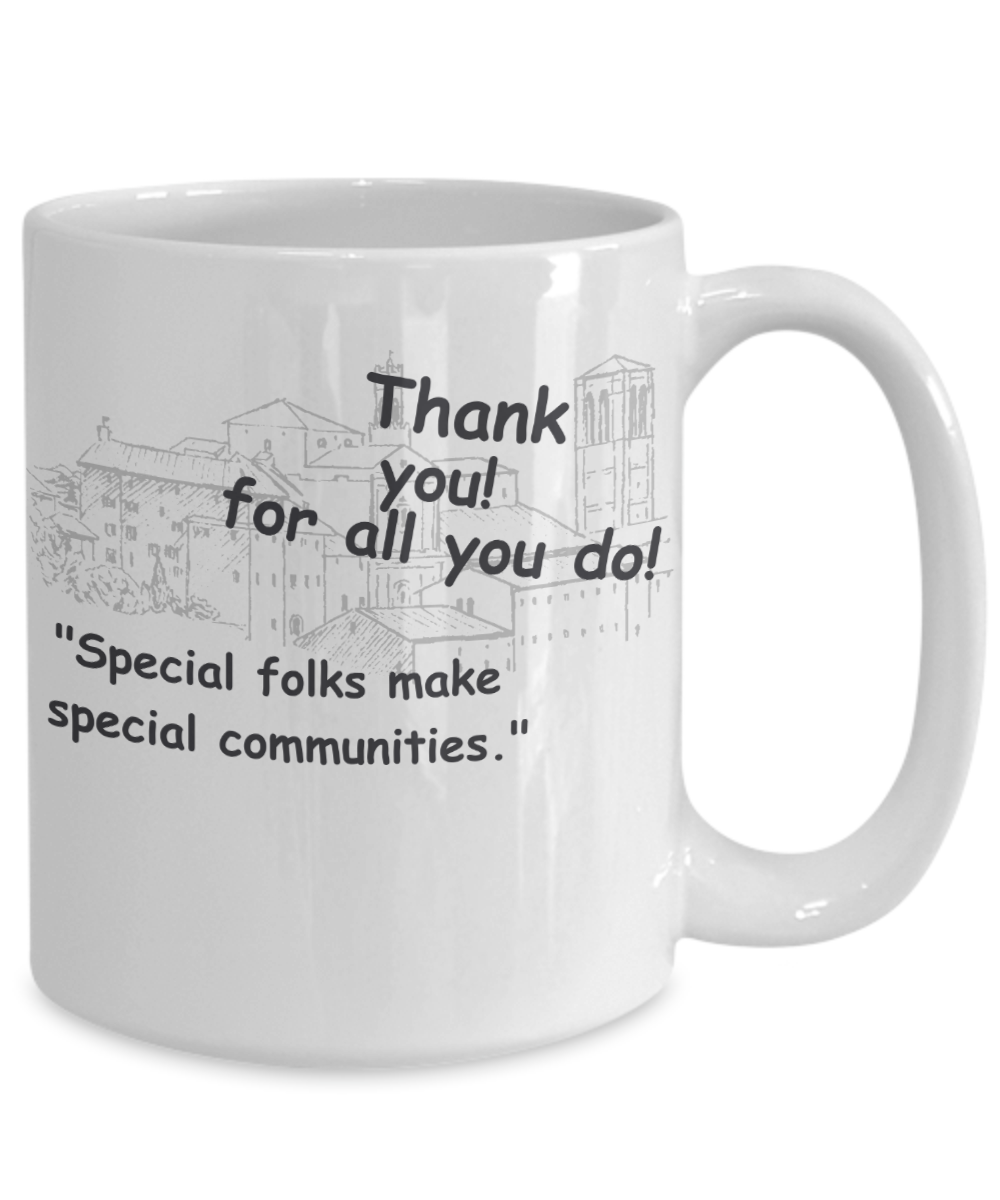 Small Town Thank You Mug