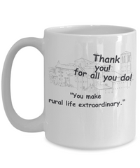 Small Town Thank You Mug