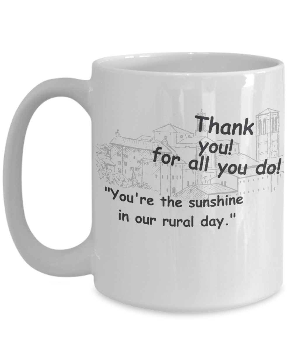 Small Town Thank You Mugs