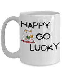 Happy Go Lucky mug