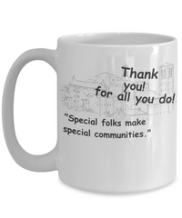 Small Town Thank You Mug