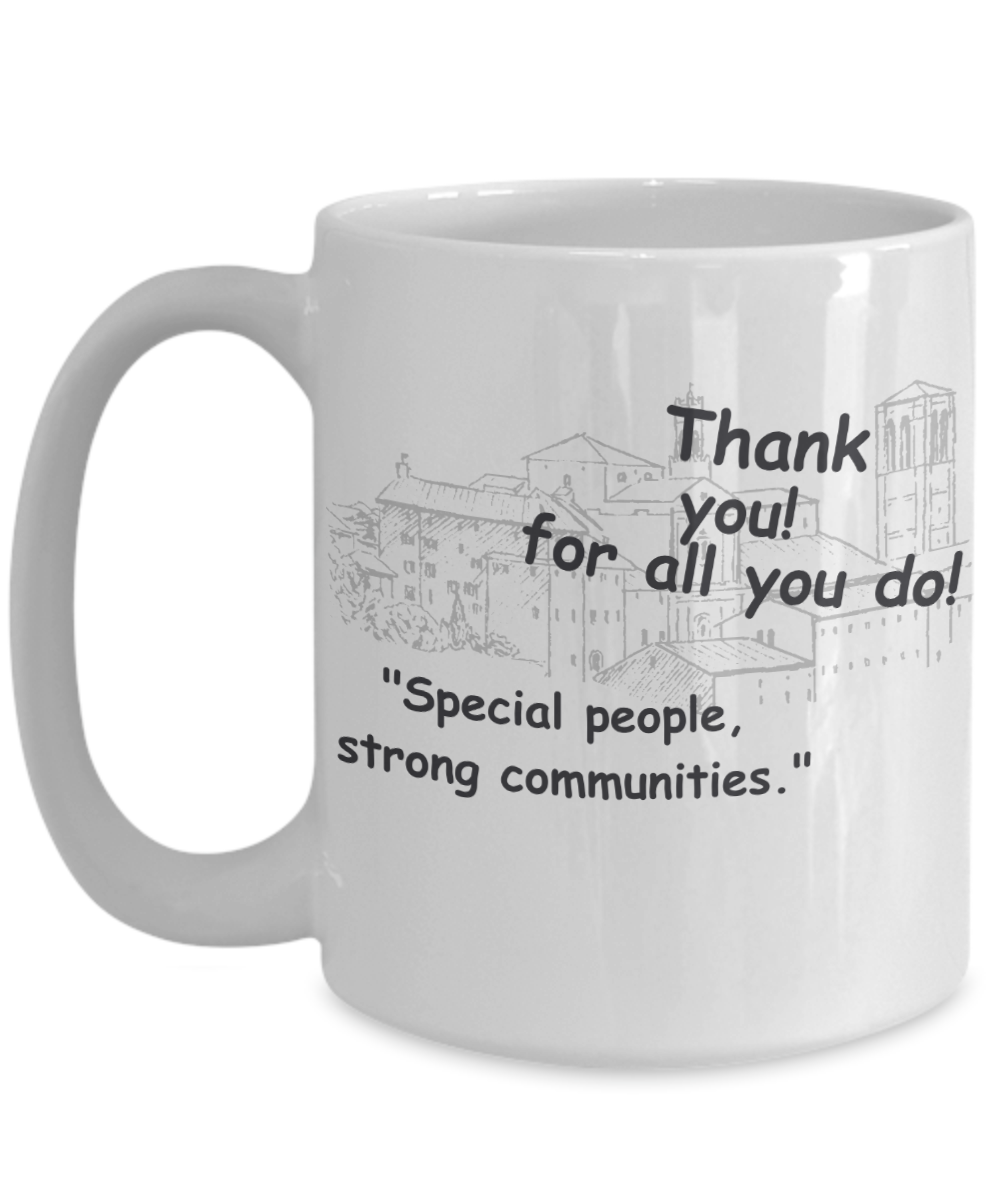 Small Town Thank You Mug