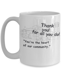 Small Town Thank You Mug