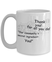 Small Town Thank You Mug