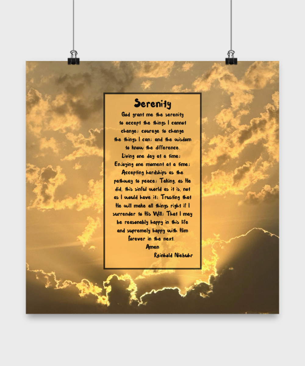 Serenity Prayer Wall Hanging