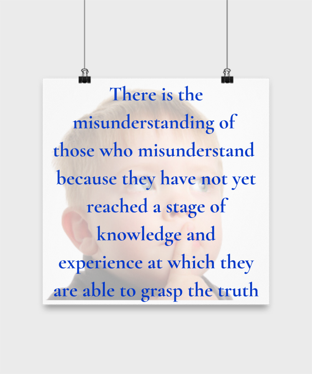 Misunderstanding of Those Who Misunderstand