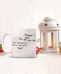 Small Town Thank You Mug