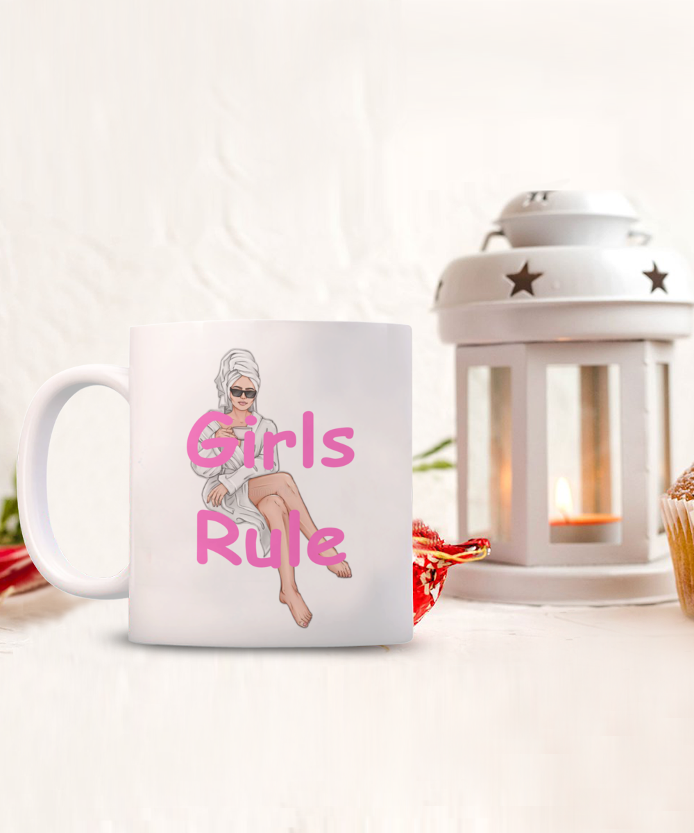 Girls Rule mug