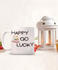 Happy Go Lucky mug