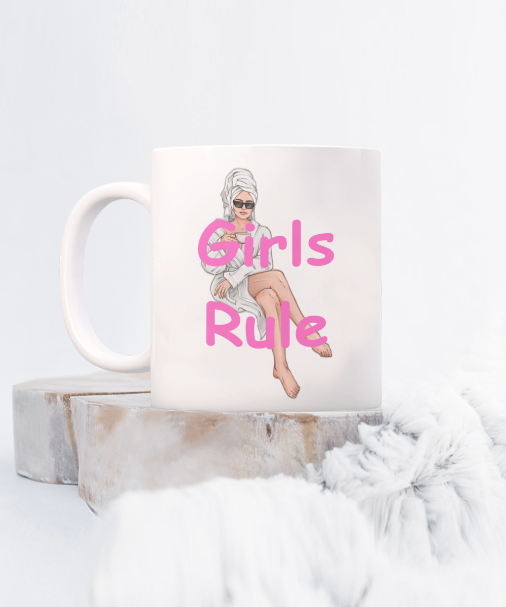 Girls Rule mug