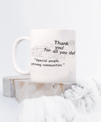 Small Town Thank You Mug