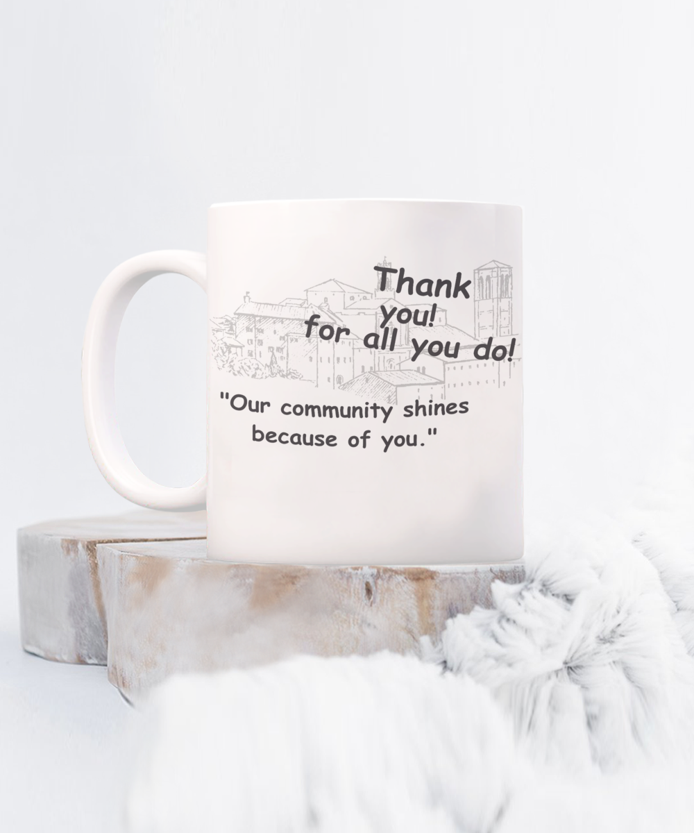 Small Town Thank You Mug