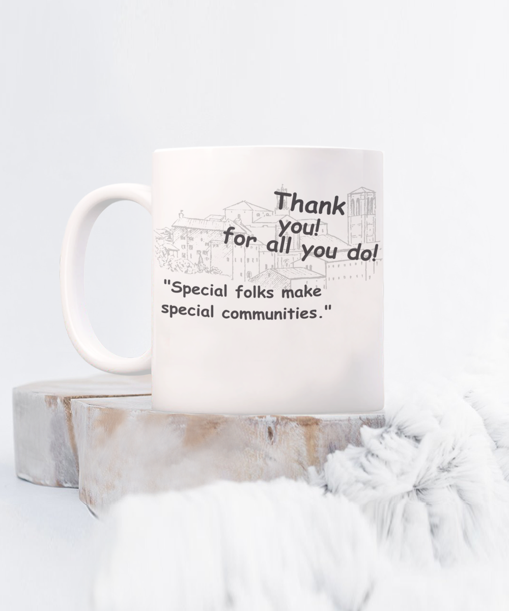 Small Town Thank You Mug