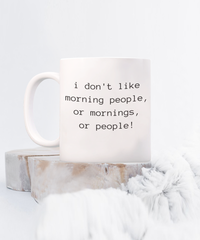 I Don't Like Morning People