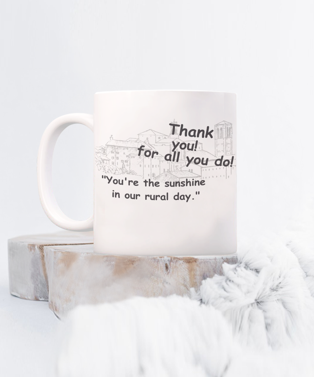 Small Town Thank You Mugs