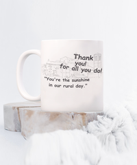 Small Town Thank You Mugs