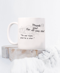 Small Town Thank You Mug