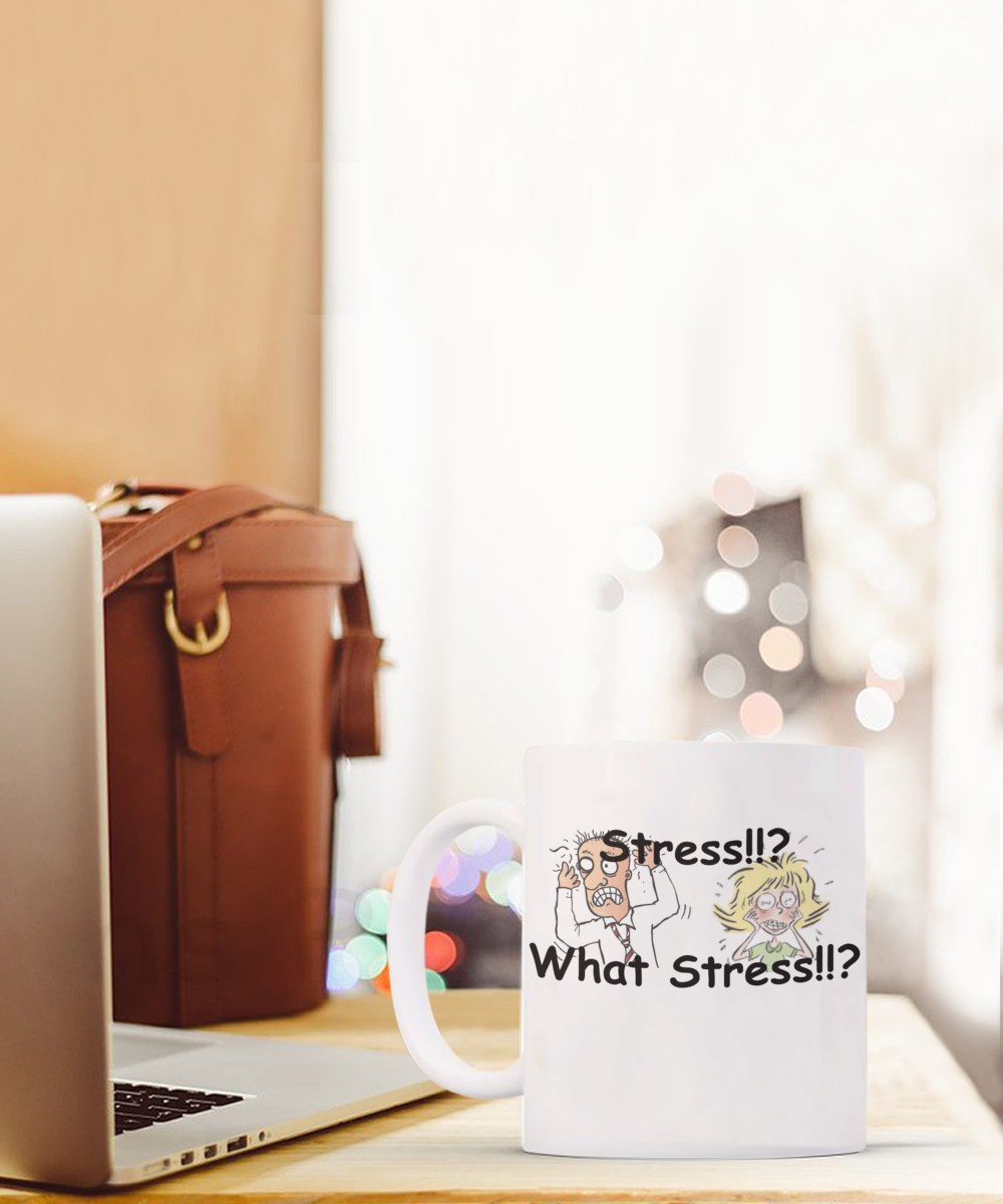 What Stress Coffee Mug