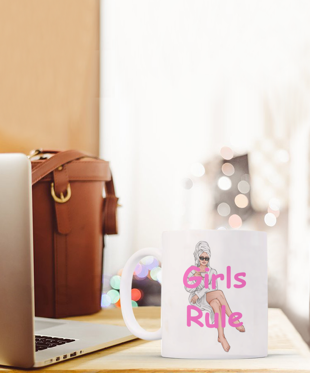 Girls Rule mug