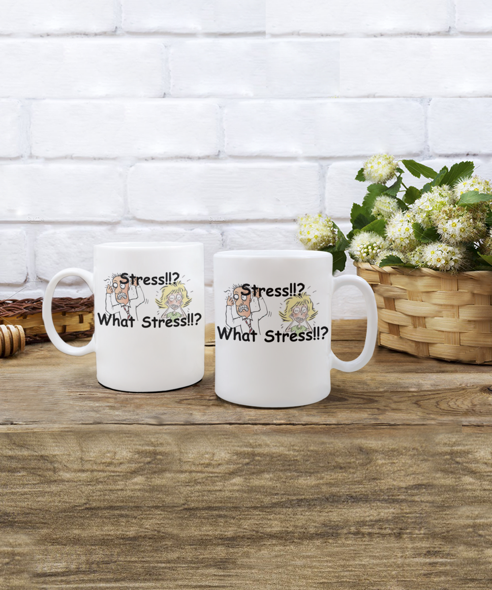 What Stress Coffee Mug